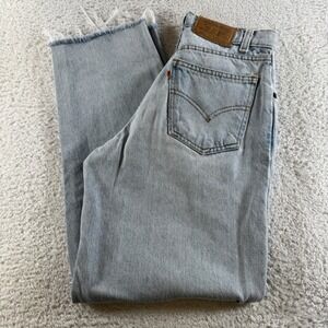 Vintage Levis 560 Student Jeans 27x30 Tag (25x27 Fit) Orange Tab Loose Fit Taper